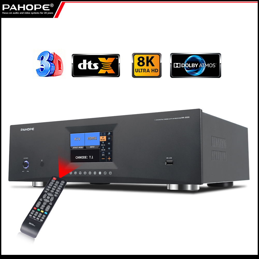 Home Cinema Dolby Atmos 7.1 - 7.1 channel home theater amplifier, featuring
