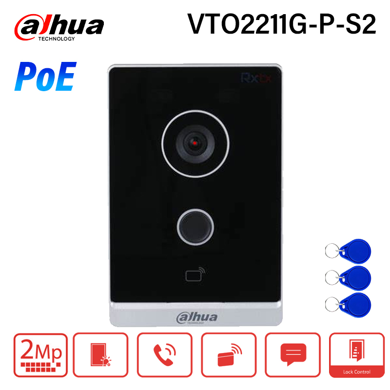 Home Cinema Wall Panels - Dahua VTO2211G-P-S2 PoE Video Intercom HD