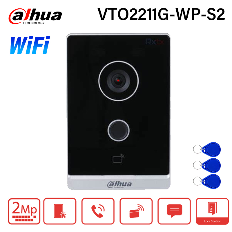 Home Cinema Wall Panels - Dahua VTO2211G-WP-S2 2MP WiFi Video Intercom