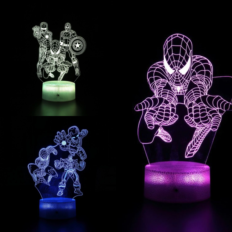 Home Cinema Lighting - Marvel The Avengers Spiderman Iron Man