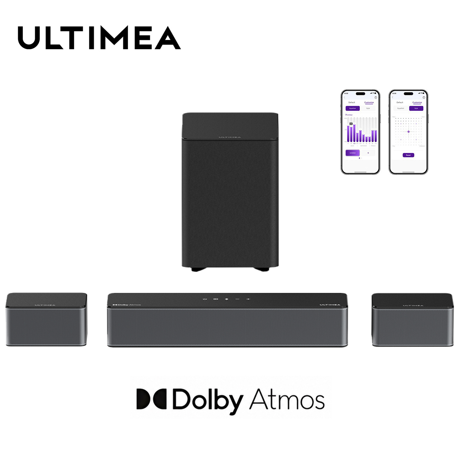 Home Cinema Dolby Atmos 7.1 - ULTIMEA 5.1 Dolby Atmos Sound Bar