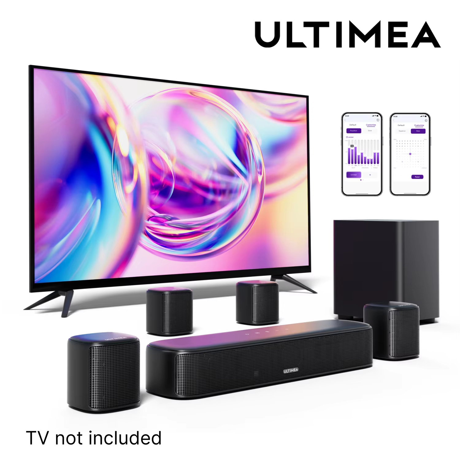 Home Theater Speaker - ULTIMEA 7.1 Channel Sound Bar System