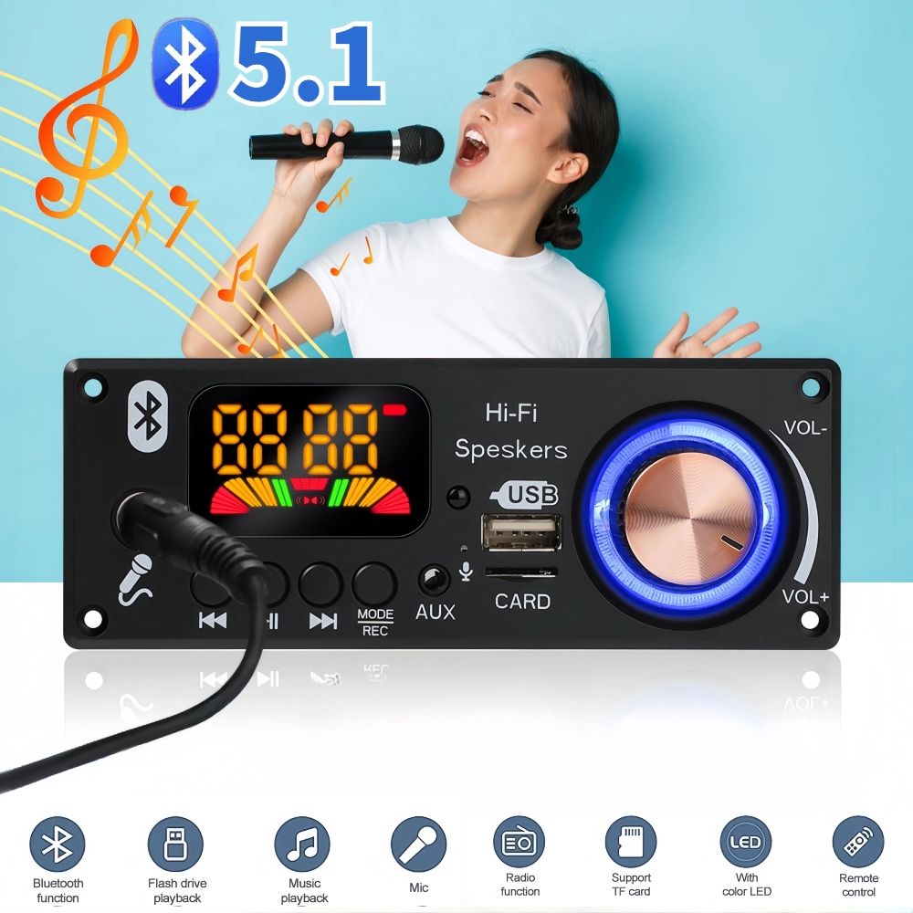Home Cinema Bluetooth 5.1 - Bluetooth 5.1 DIY 160W Amplifier MP3