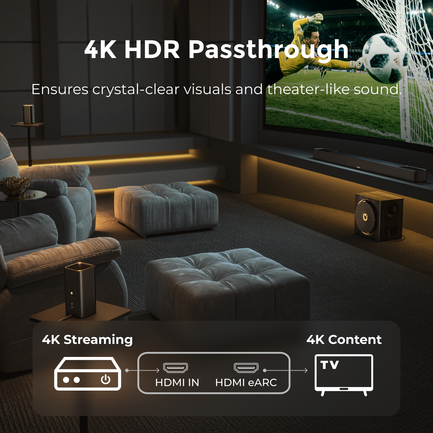 ULTIMEA 840W 7.1.4ch Soundbar  - Home Cinema Dolby Atmos 7.1 recension och pris