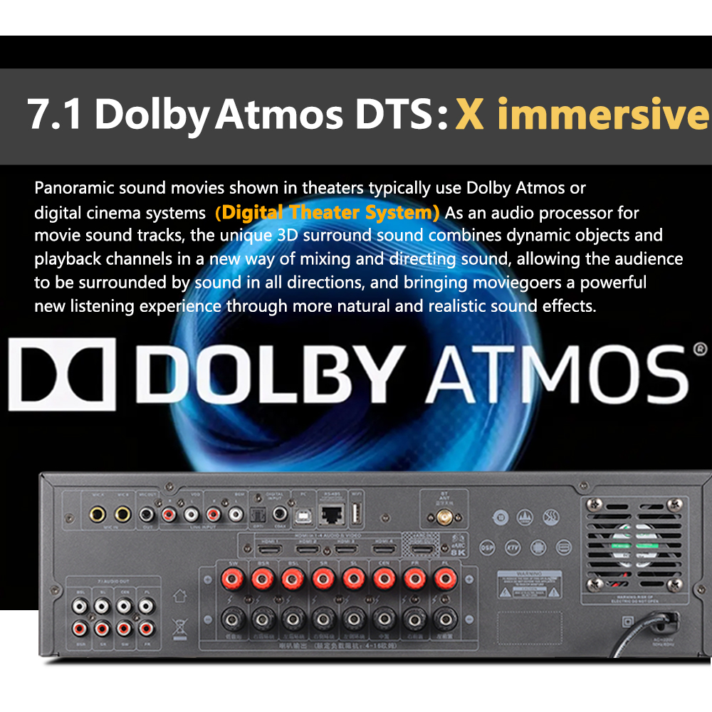 7.1 channel home theater ampli - Home Cinema Dolby Atmos 7.1 recension och pris