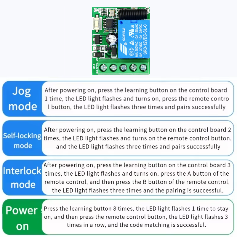 433MHz DIY Wireless Switch DC  - Home Cinema Wireless Speakers recension och pris