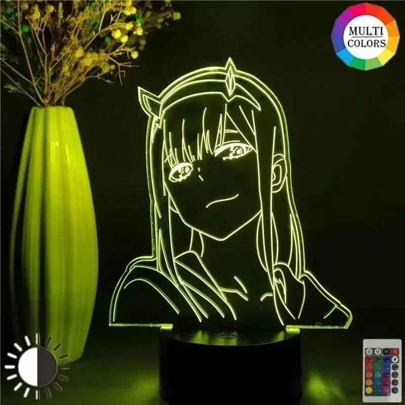 Zero Two Anime Night Light Act - Home Cinema Lighting recension och pris