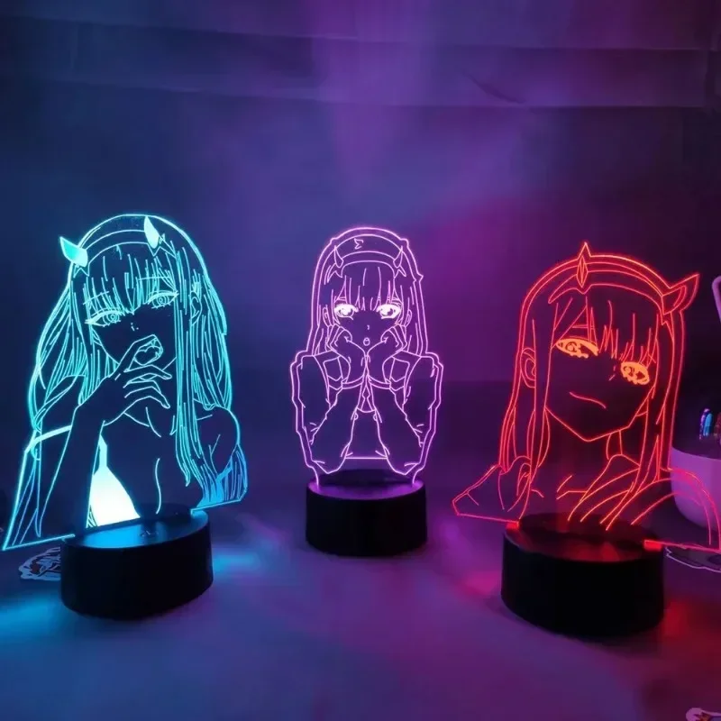 Zero Two Anime Night Light Act - Home Cinema Lighting recension och pris