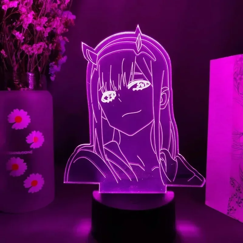 Zero Two Anime Night Light Act - Home Cinema Lighting recension och pris