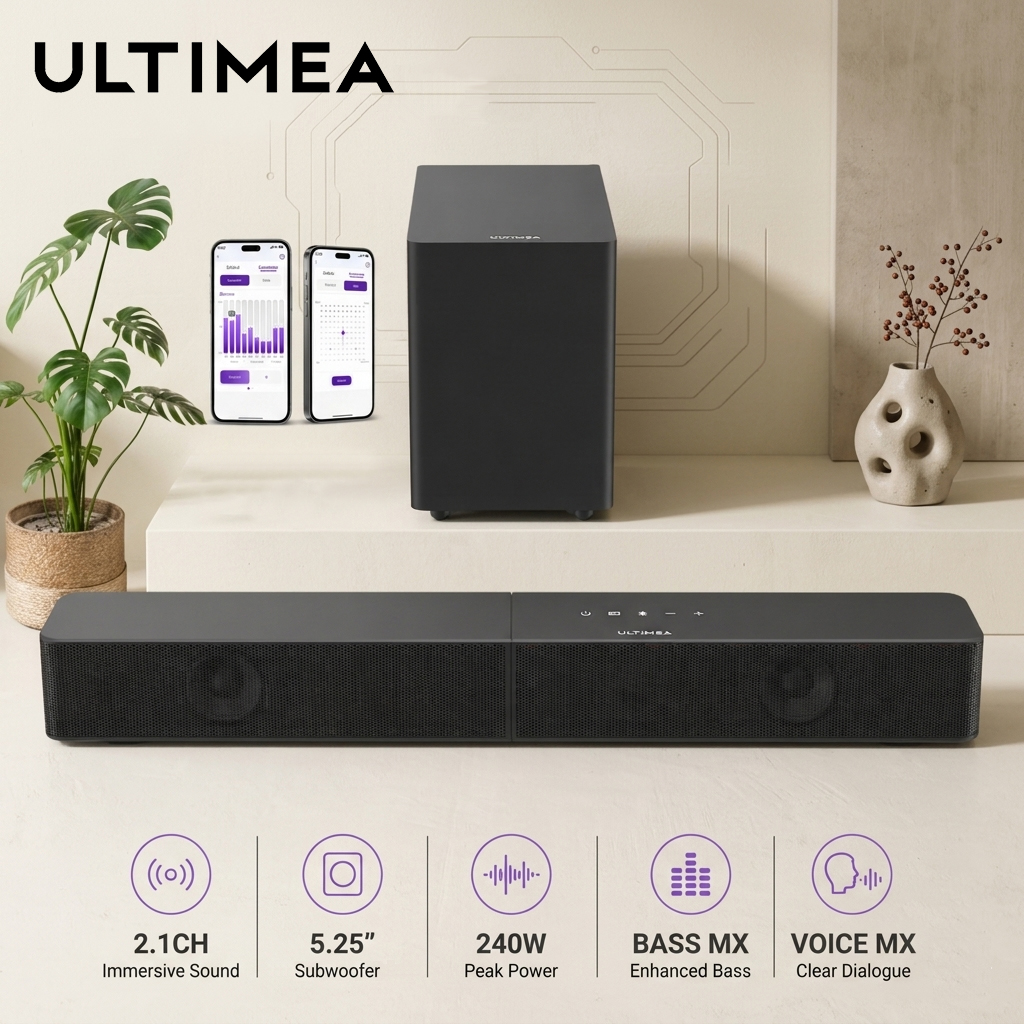 ULTIMEA Poseidon R3T 2.1ch Sou - Home Theater Speaker recension och pris