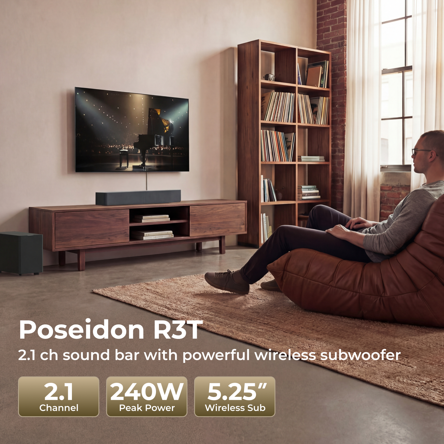 ULTIMEA Poseidon R3T 2.1ch Sou - Home Theater Speaker recension och pris