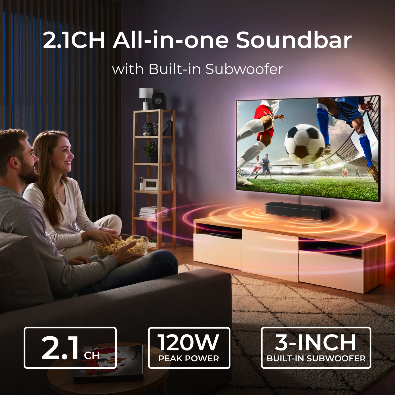 ULTIMEA 2.1 Channel Compact So - Home Cinema Dolby Atmos 7.1 recension och pris
