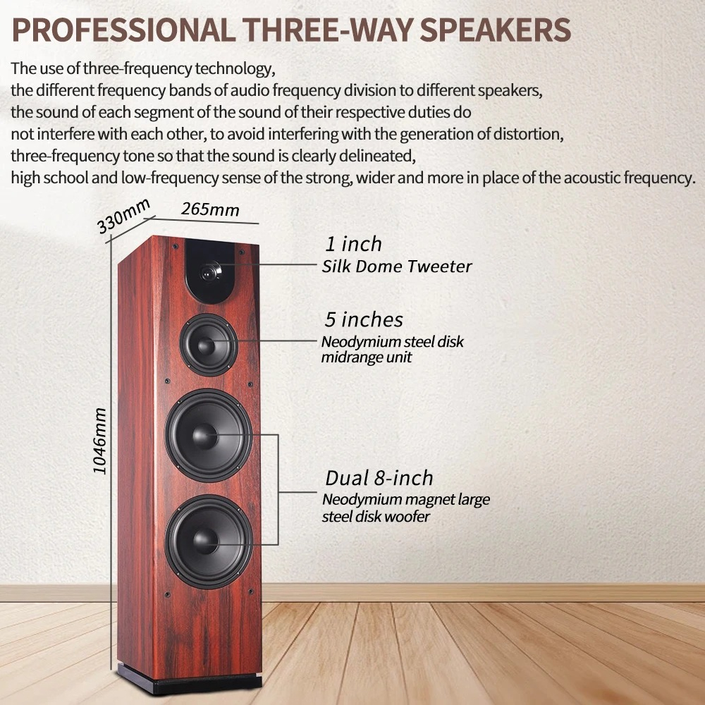 High-End Tower Speaker Home Th - Home Theater Speaker recension och pris