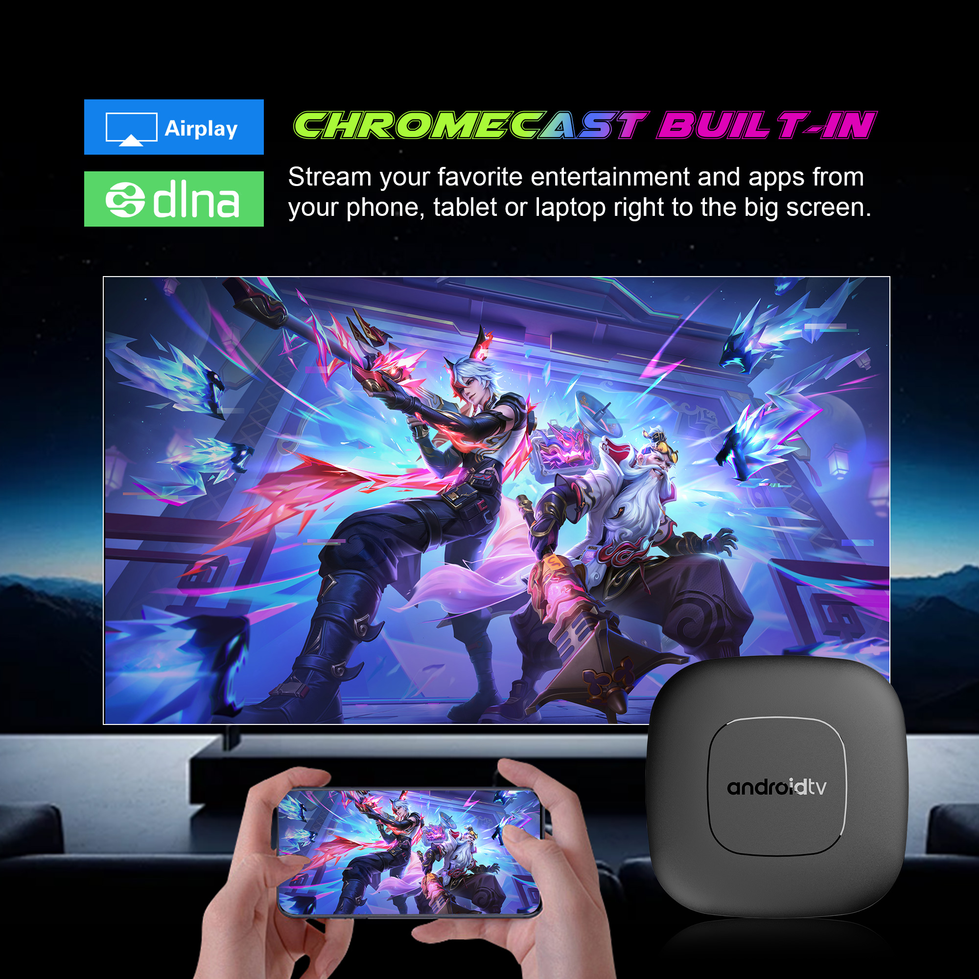 TV Box Android 16 Google Assis - Home Cinema Youtube recension och pris