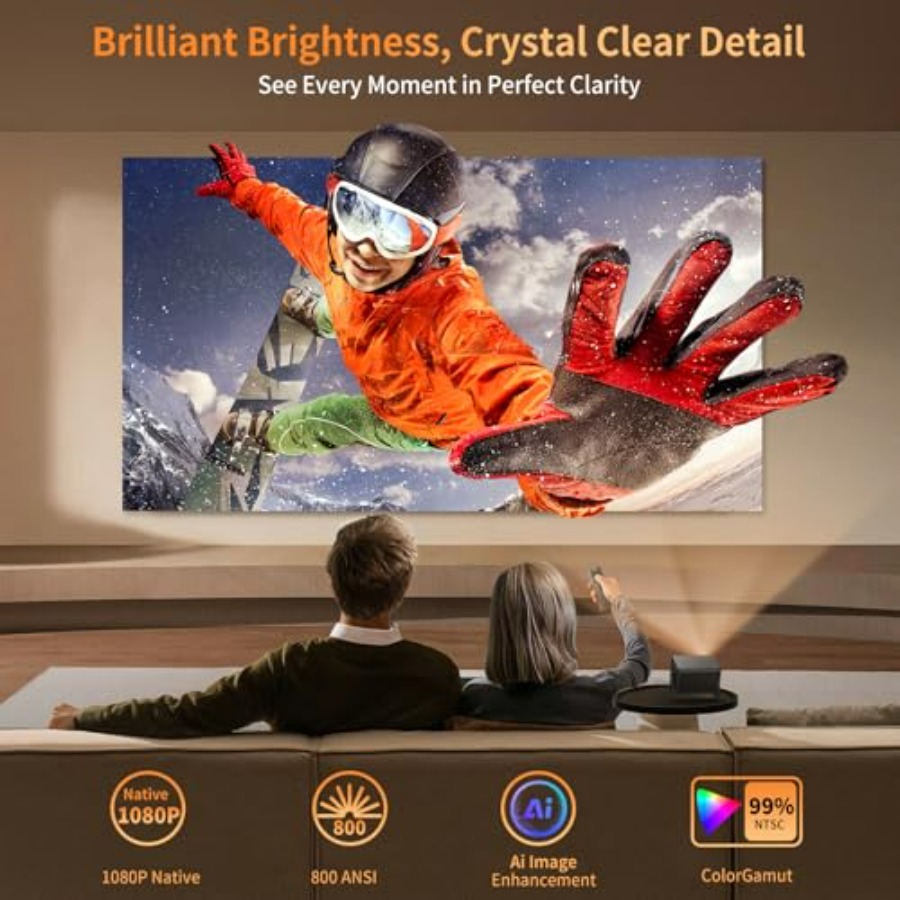 4K Projector with Wifi and Blu - Home Cinema Experience recension och pris