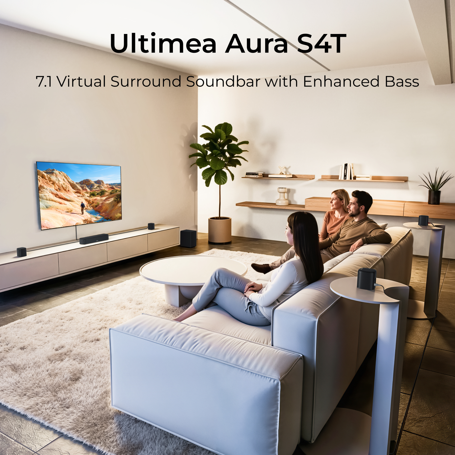 ULTIMEA Aura S4T 7.1 Virtual S - Home Cinema Dolby Atmos 7.1 recension och pris