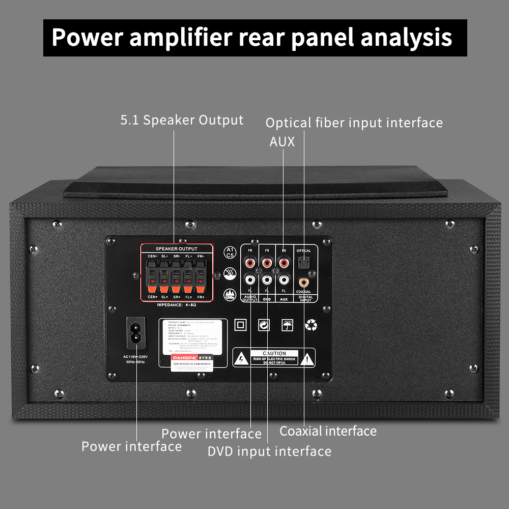 5.1 Surround Home Theater Syst - Home Cinema Wireless Speakers recension och pris