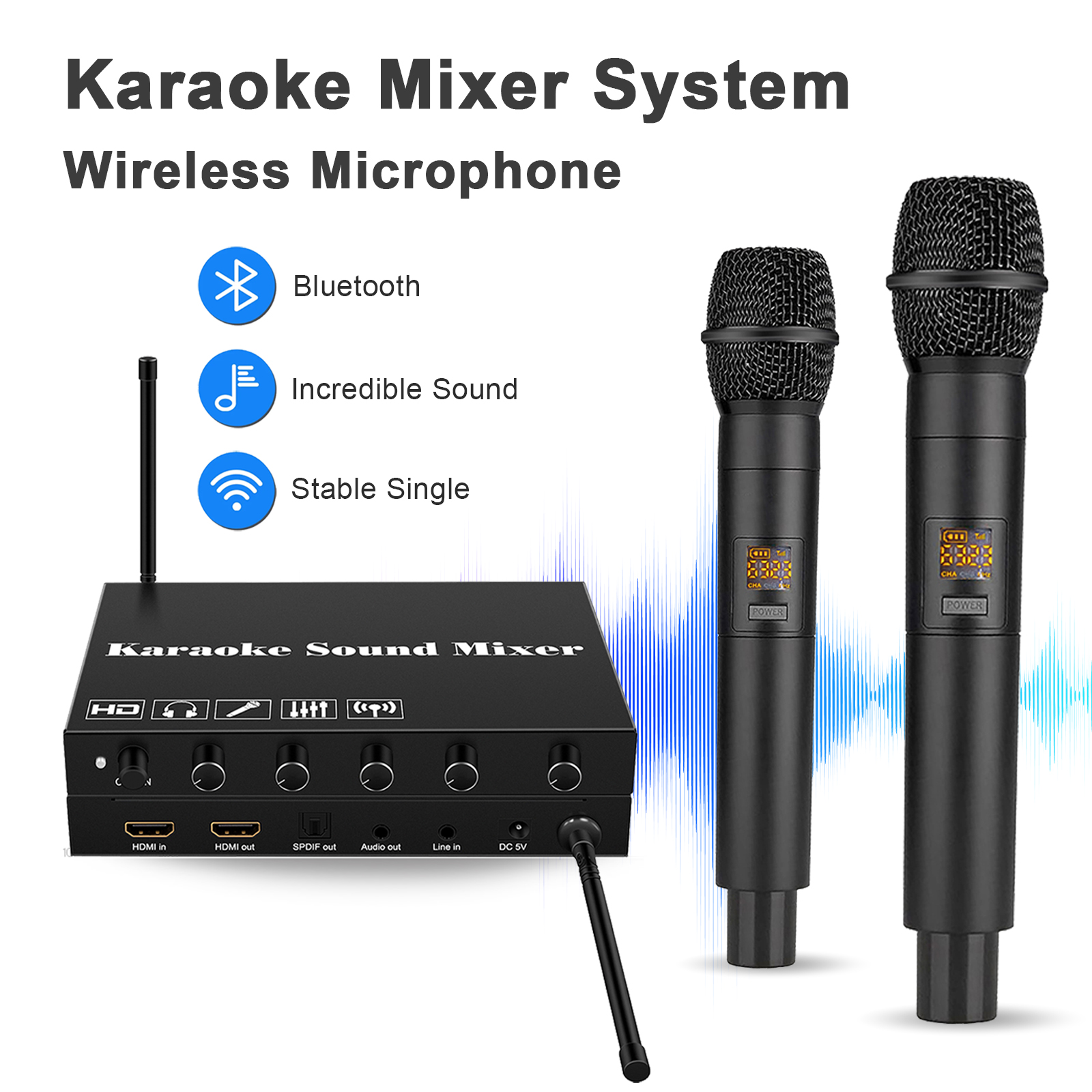 HDMI Karaoke Player Mixer Home - Home Cinema Wireless Speakers recension och pris