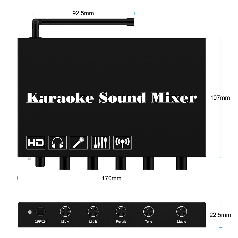 HDMI Karaoke Player Mixer Home - Home Cinema Wireless Speakers recension och pris
