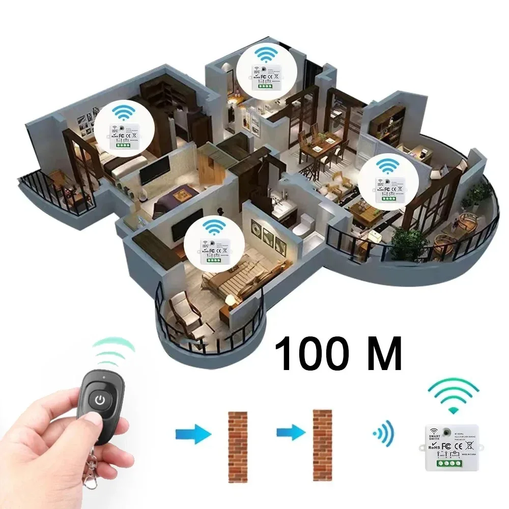 433Mhz Universal Wireless Remo - Home Cinema Wireless Speakers recension och pris