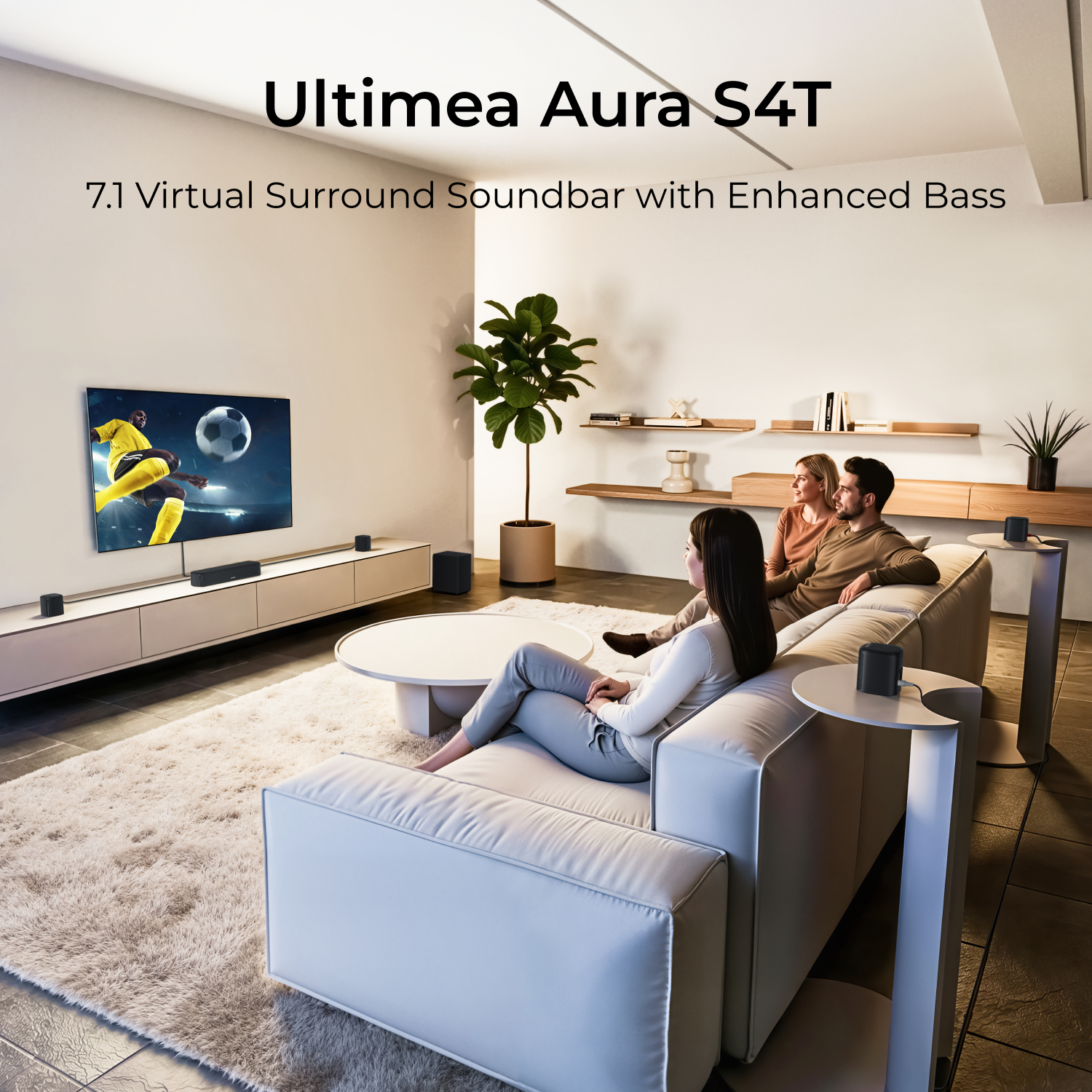 ULTIMEA 7.1ch Sound Bar with S - Home Theater Speaker recension och pris
