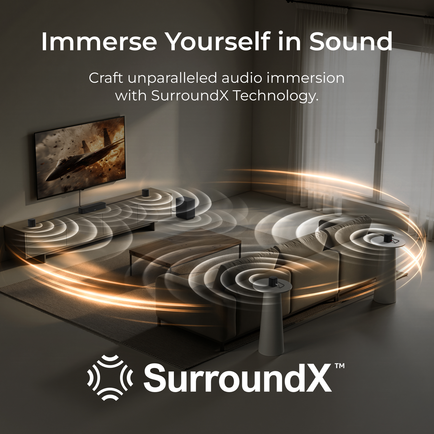 ULTIMEA 7.1ch Sound Bar with S - Home Theater Speaker recension och pris