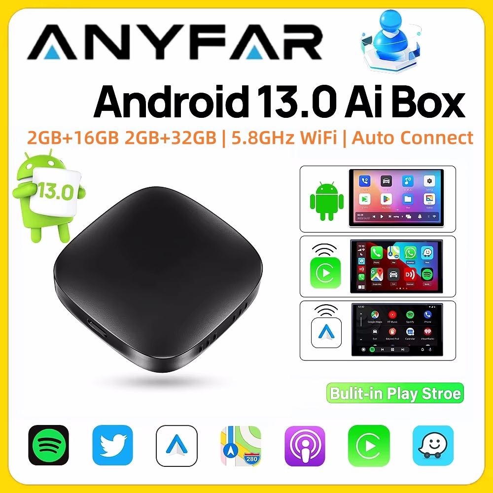 Carplay AI Box Android 13 Wire - Home Cinema Youtube recension och pris