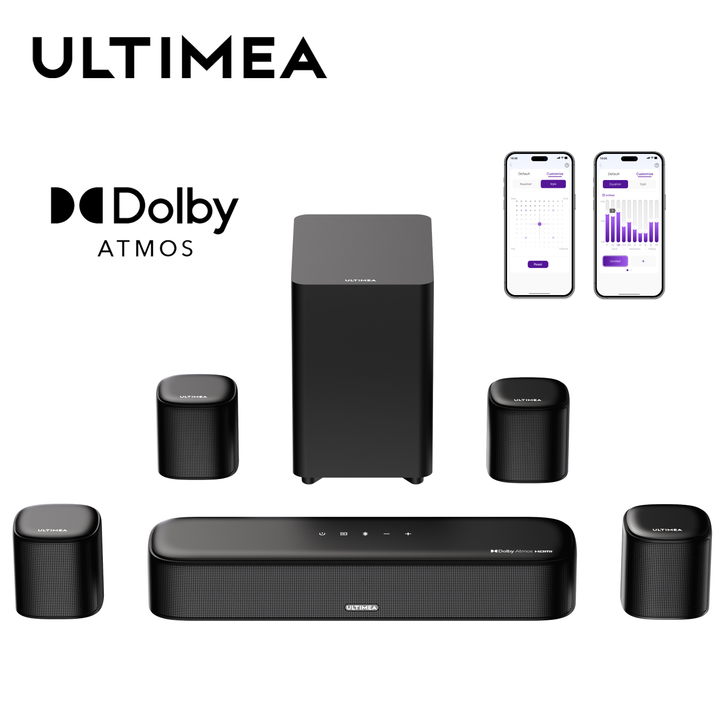 ULTIMEA Aura A60 7.1ch Sound B - Home Cinema Dolby Atmos 7.1 recension och pris