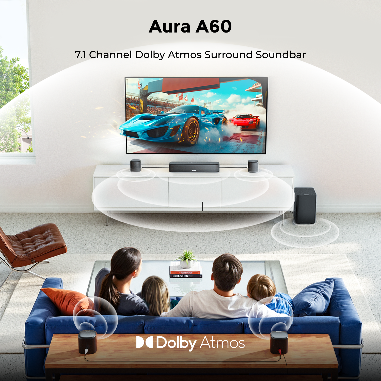 ULTIMEA Aura A60 7.1ch Sound B - Home Cinema Dolby Atmos 7.1 recension och pris