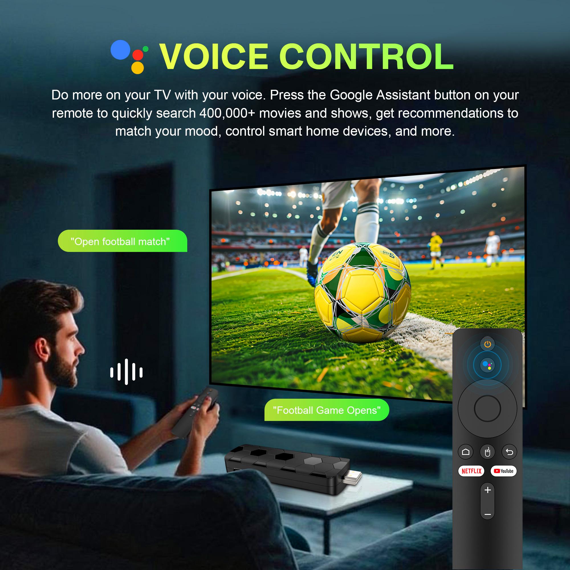 Mortal R3+ TV Stick Android 16 - Home Cinema Youtube recension och pris