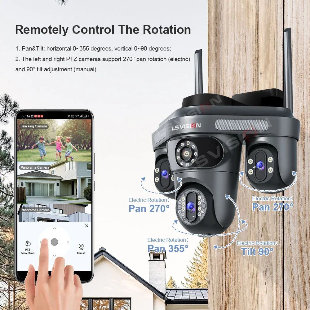 LS VISION Three Screen Camera  - Home Cinema Wall Panels recension och pris
