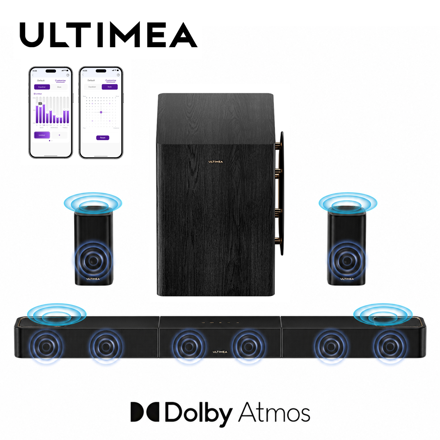 ULTIMEA Skywave Series 7.1.4ch - Home Cinema Dolby Atmos 7.1 recension och pris