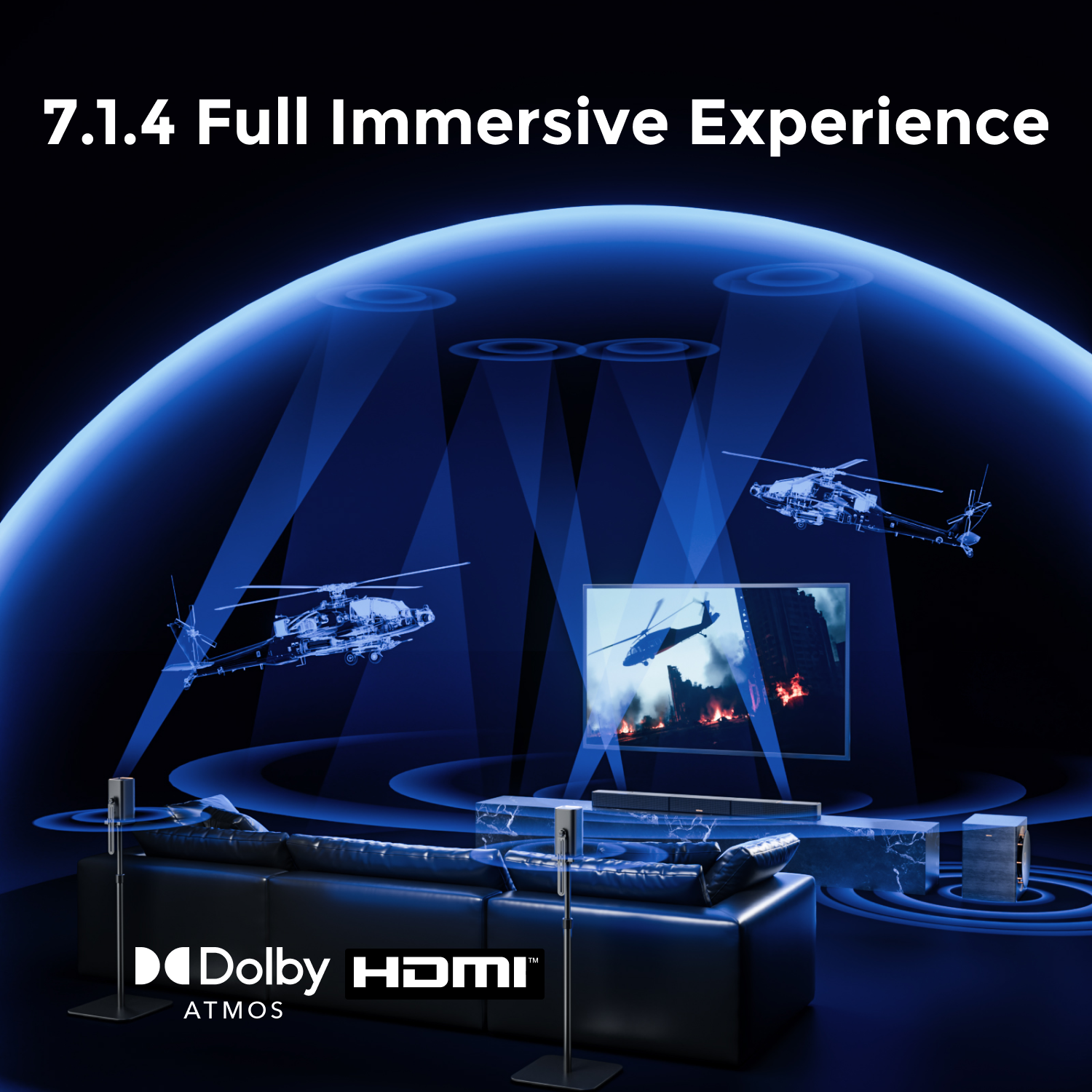 ULTIMEA Skywave Series 7.1.4ch - Home Cinema Dolby Atmos 7.1 recension och pris