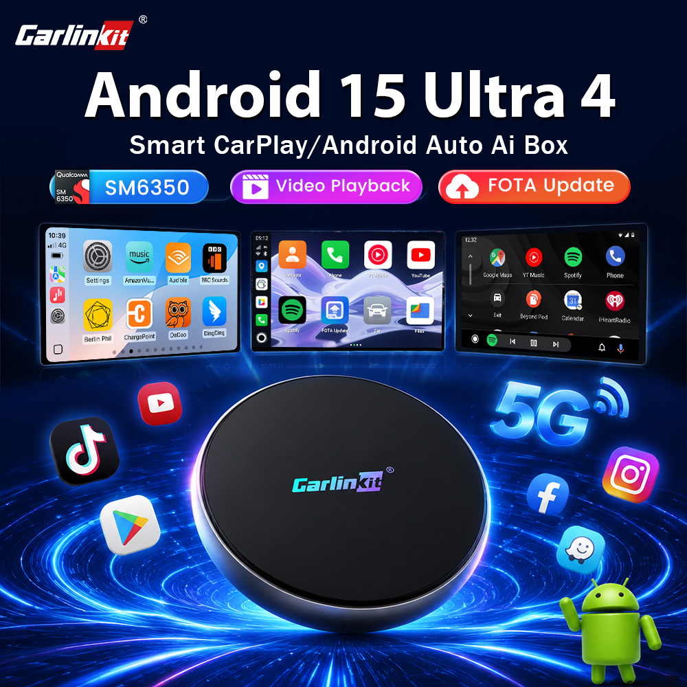 128G Carlinkit Android 15 Andr - Home Cinema Youtube recension och pris