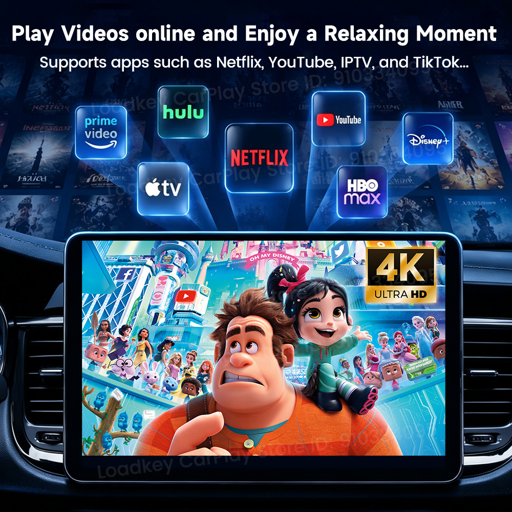 128G Carlinkit Android 15 Andr - Home Cinema Youtube recension och pris
