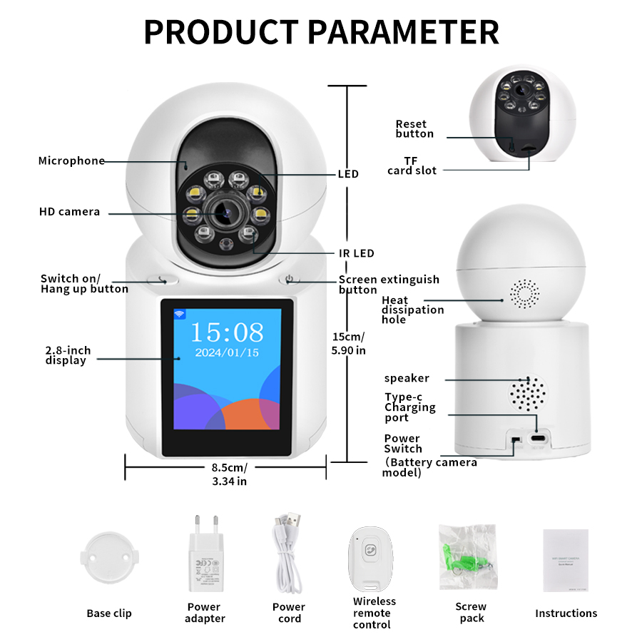 3MP Wireless Security Protecti - Home Cinema Wall Panels recension och pris