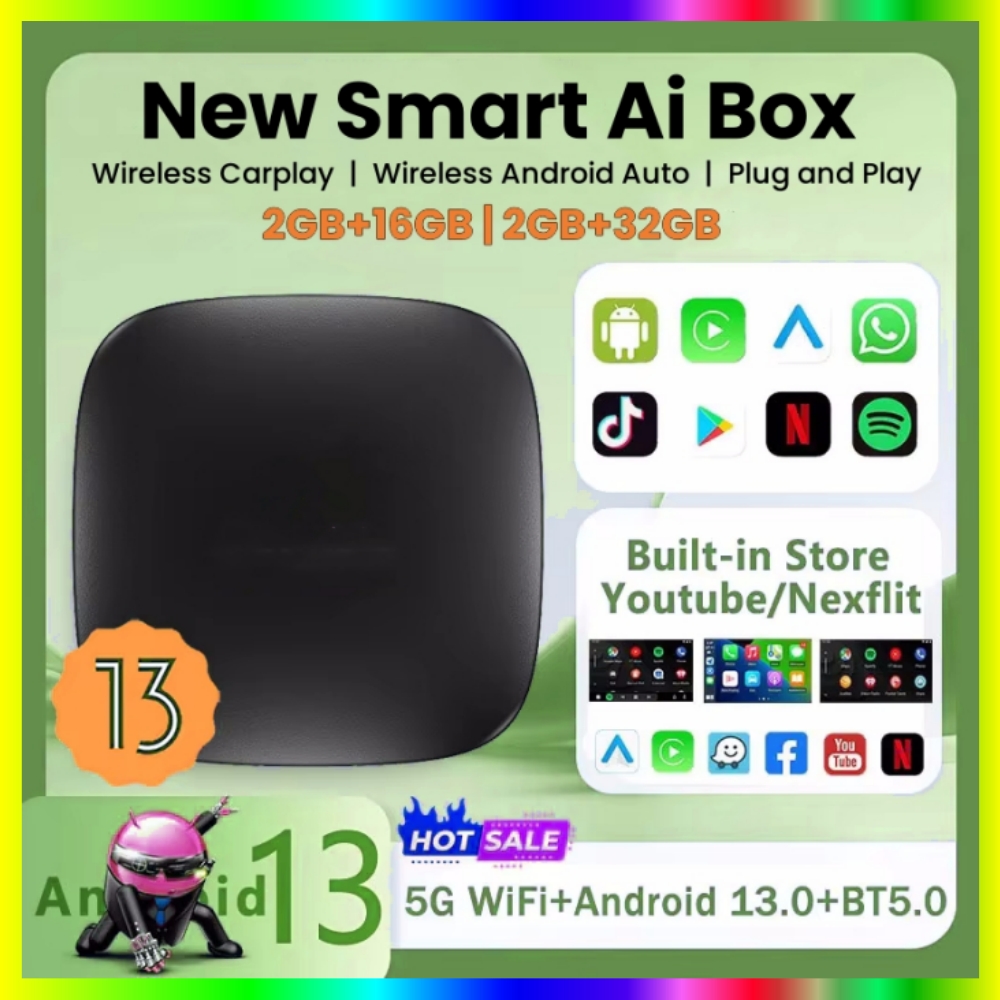 CarPlay Ai Box Android13 Tv Bo - Home Cinema Youtube recension och pris