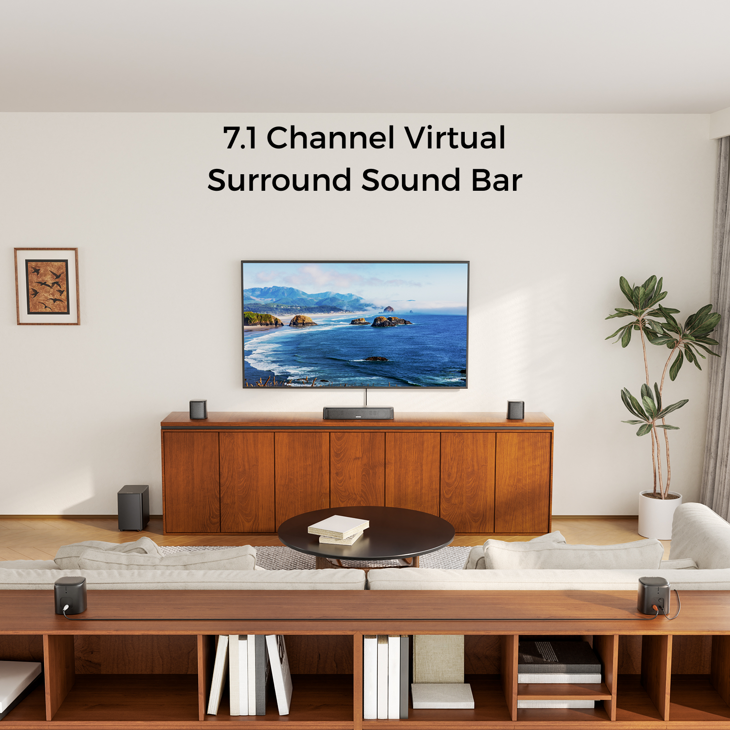 ULTIMEA 7.1 Channel Sound Bar  - Home Theater Speaker recension och pris