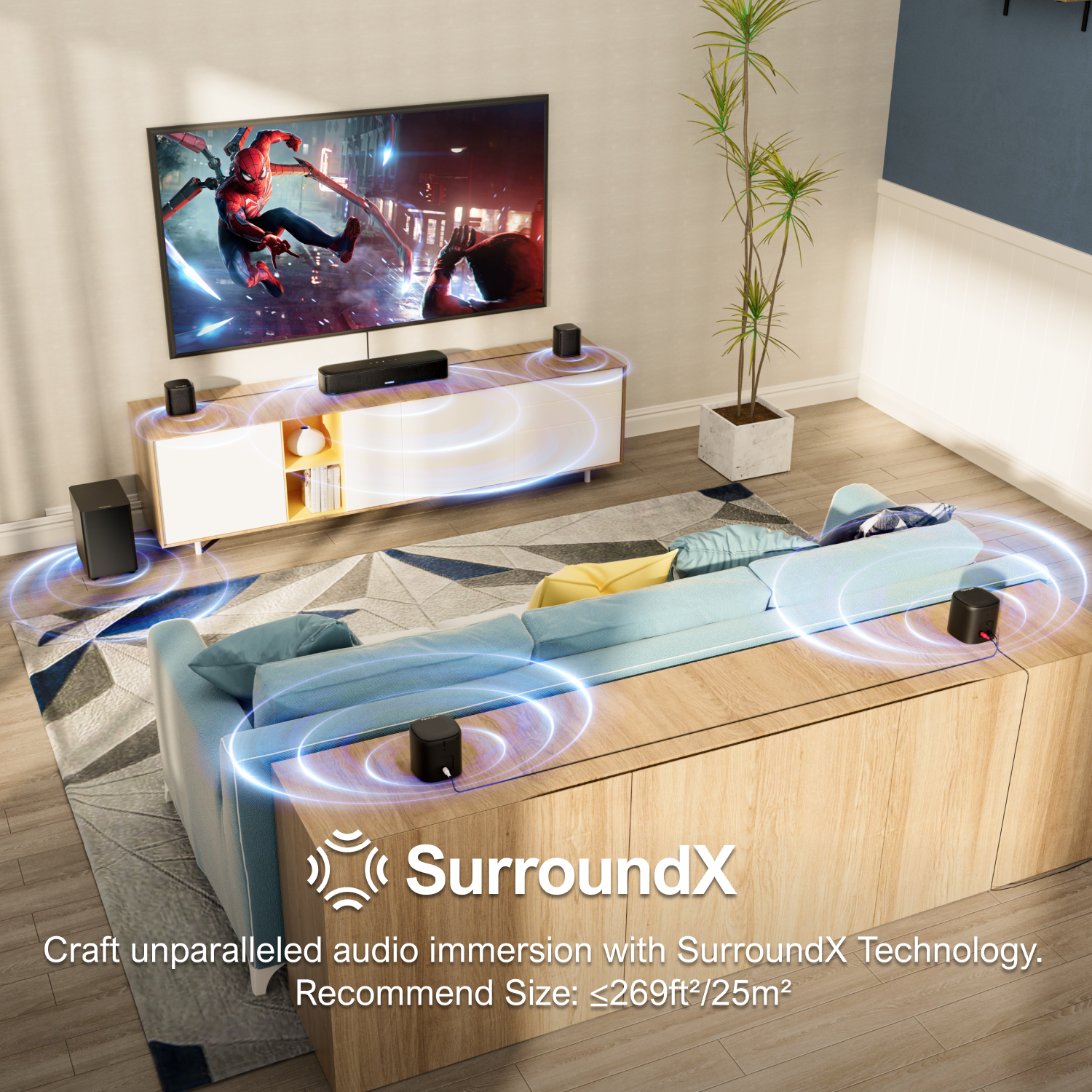 ULTIMEA 7.1 Channel Sound Bar  - Home Theater Speaker recension och pris