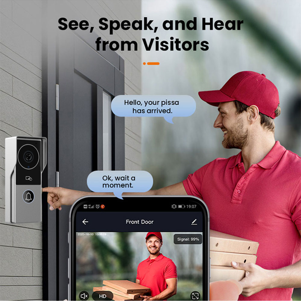 TUYA Wifi Video Doorbell 1080P - Home Cinema Wall Panels recension och pris