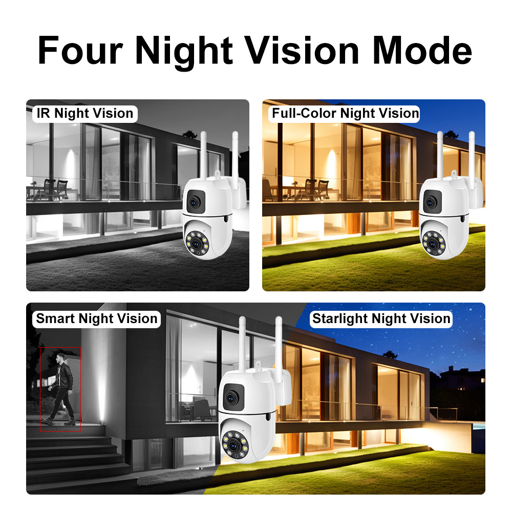 8MP HD Wifi Surveillance PTZ C - Home Cinema Wall Panels recension och pris