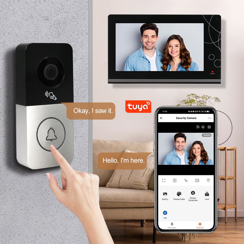WiFi Video Intercom 1080P Smar - Home Cinema Wall Panels recension och pris