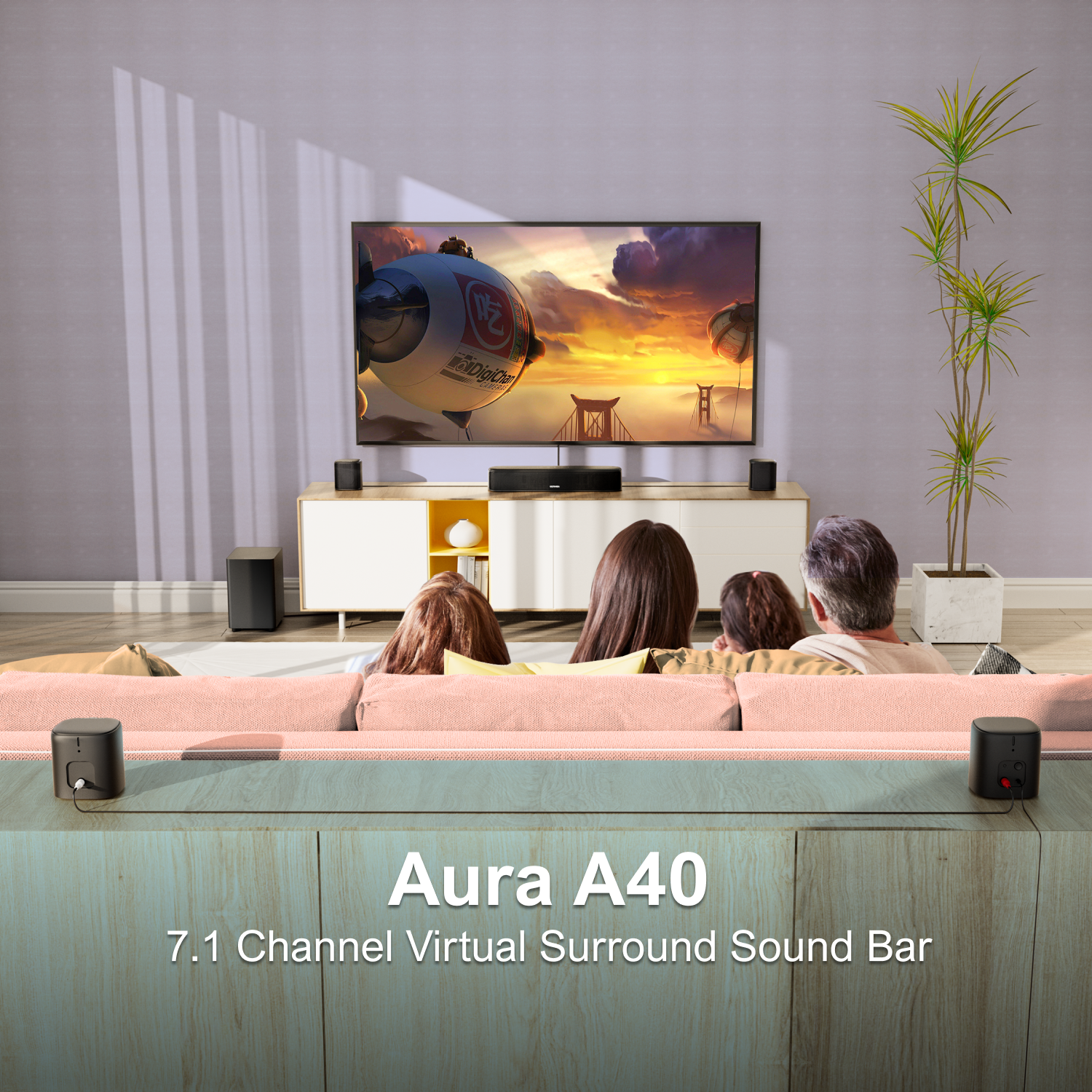 ULTIMEA 7.1CH Virtual Surround - Home Cinema Dolby Atmos 7.1 recension och pris