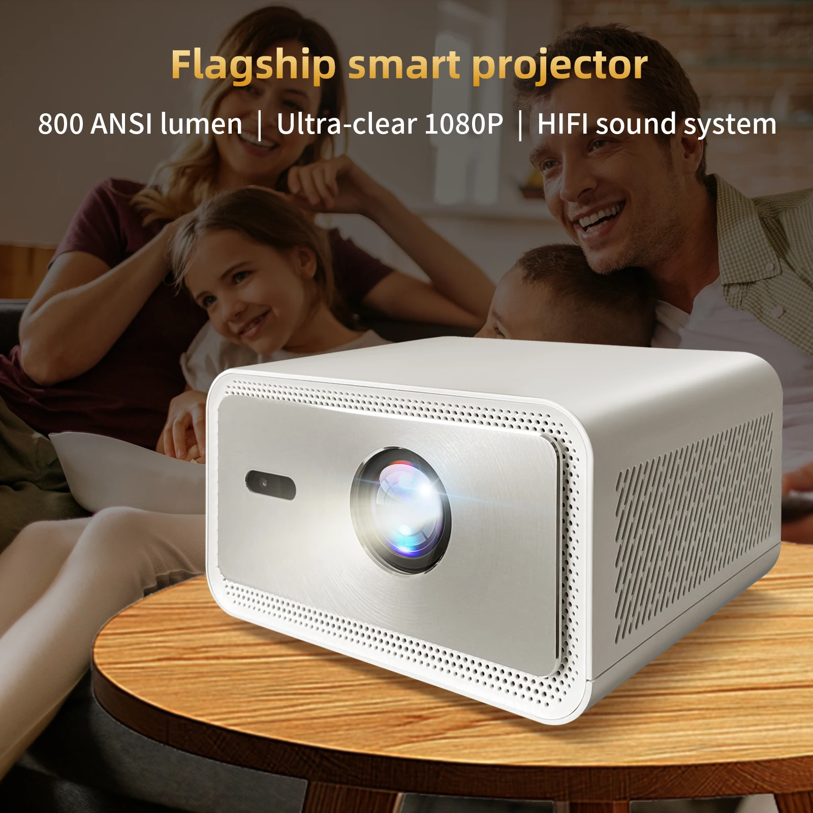 2025 4K Ultra HD Projector wit - Home Cinema Experience recension och pris