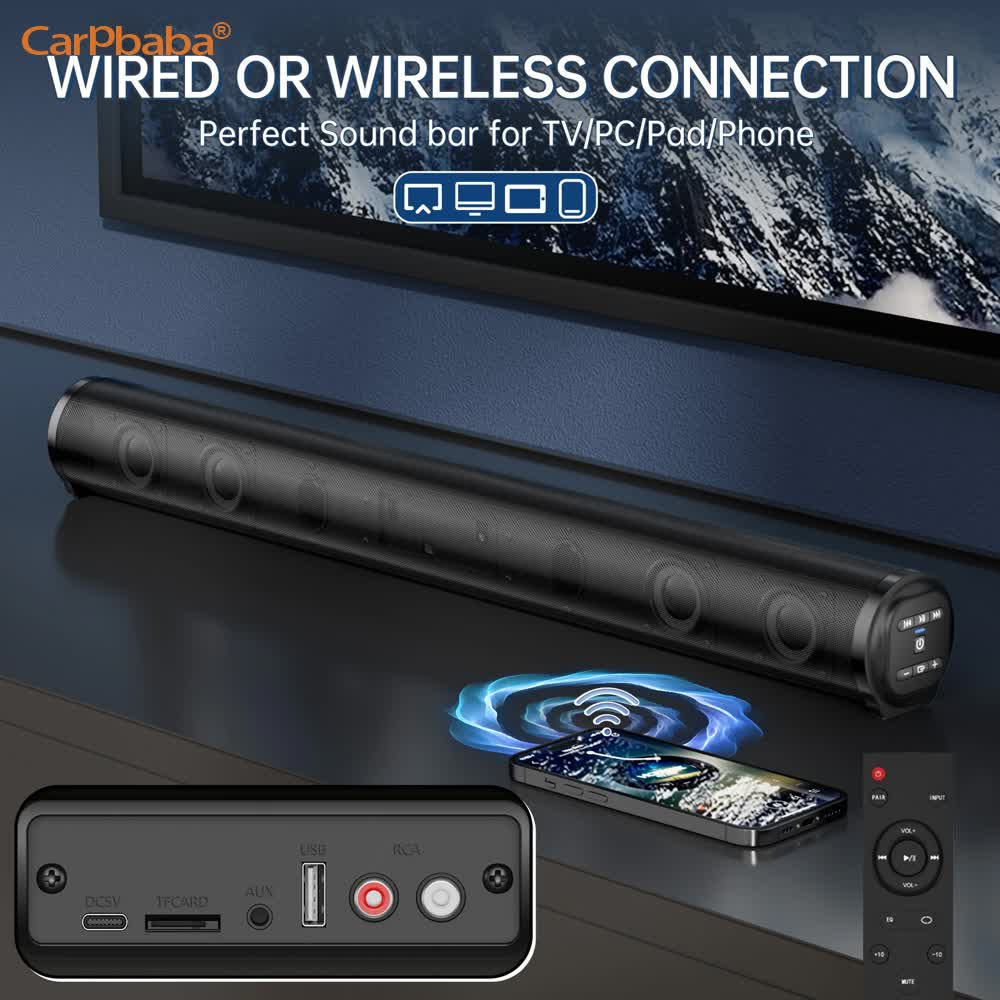 Carpbaba BS10 20W Soundbar Blu - Home Cinema Bose recension och pris