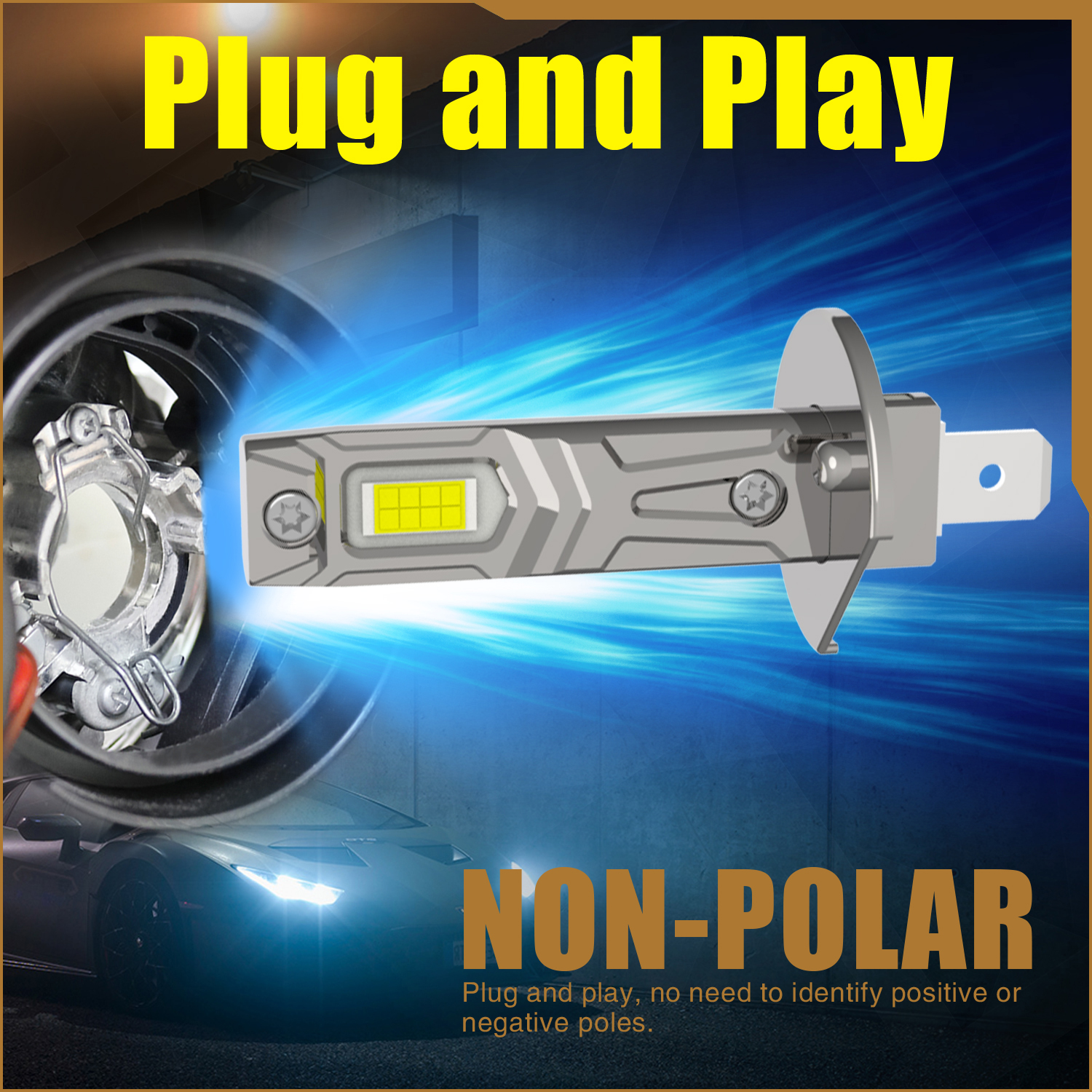 2pcs H1 Led Headlight Canbus P - Home Cinema Imax recension och pris