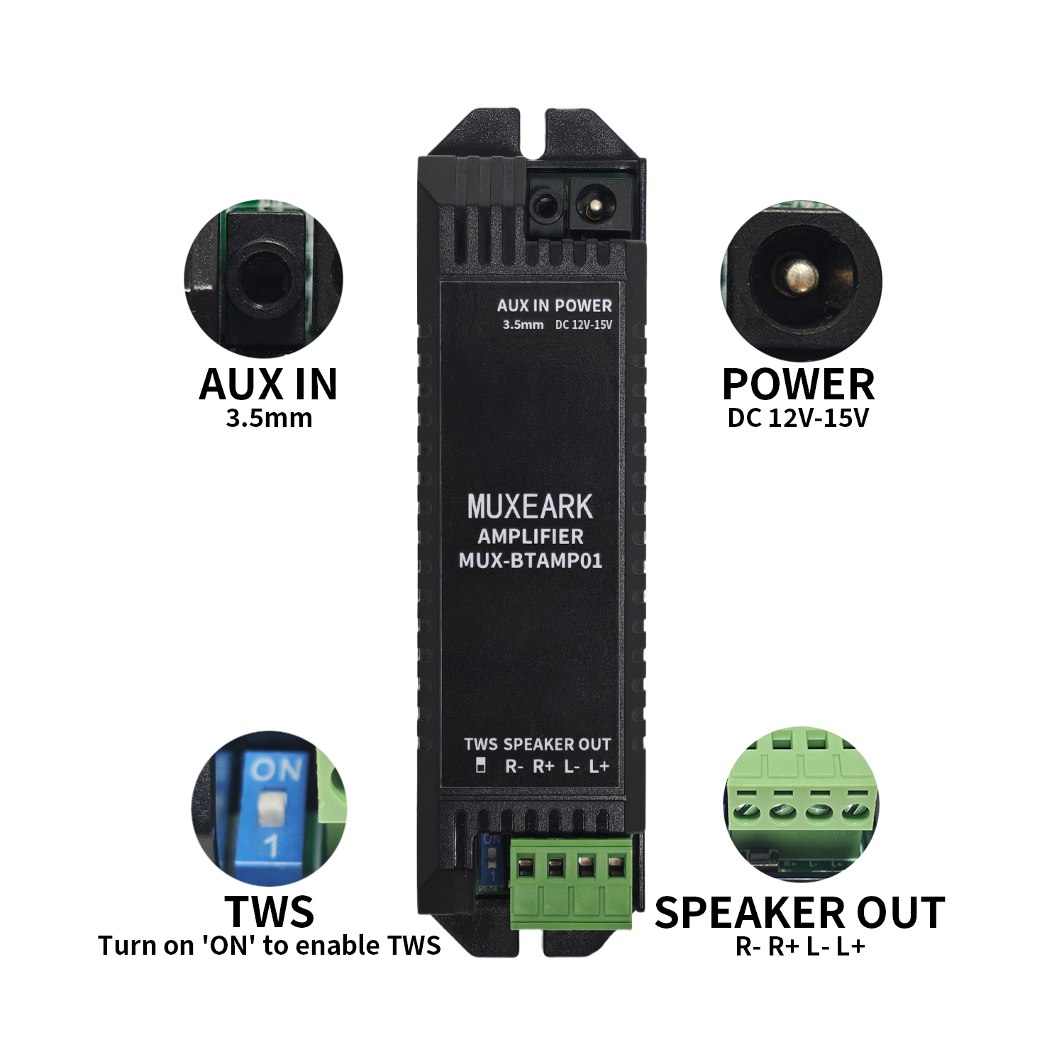 MUXEARK 2-Way 5.1 Bluetooth Am - Home Cinema Bluetooth 5.1 recension och pris