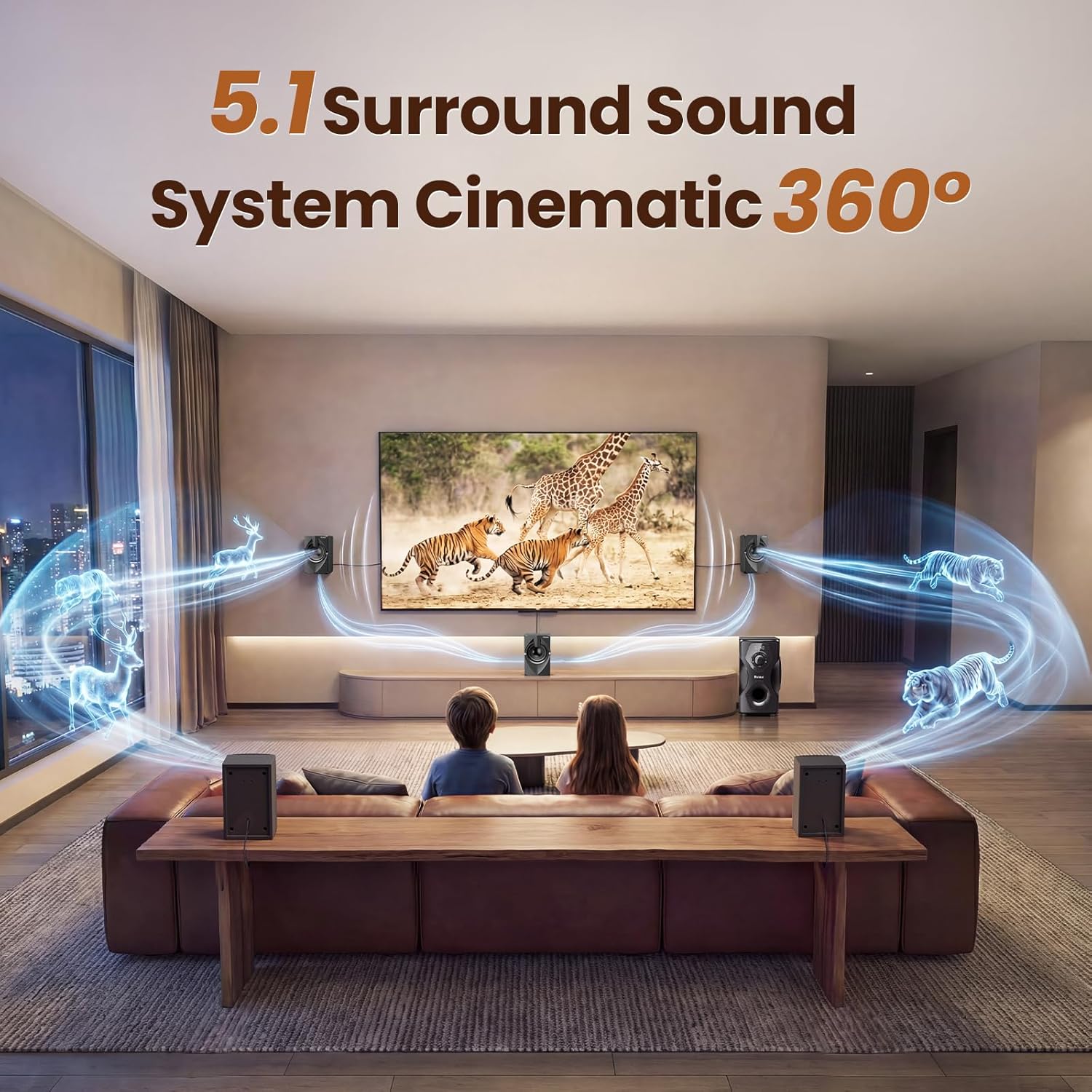 Surround Sound System Home The - Home Theater Speaker recension och pris