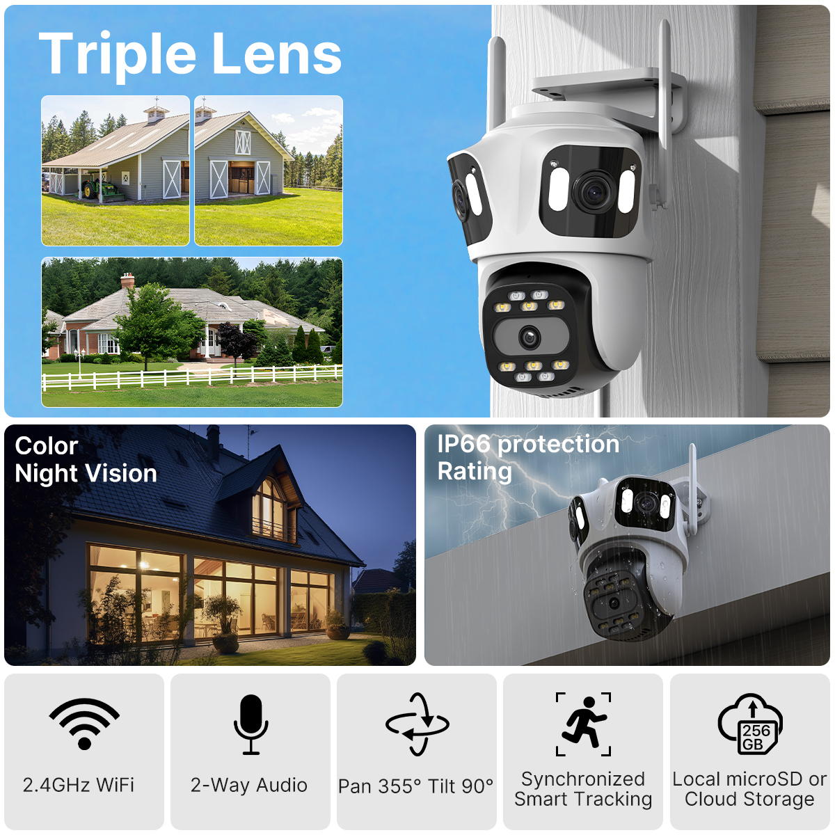 WONSDAR Three Lens Three Scree - Home Cinema Wall Panels recension och pris