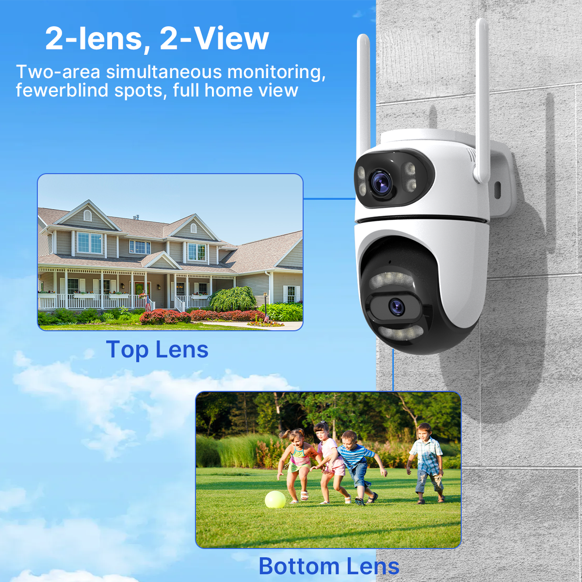 8MP 4K HD Wifi PTZ Camera iCse - Home Cinema Wall Panels recension och pris